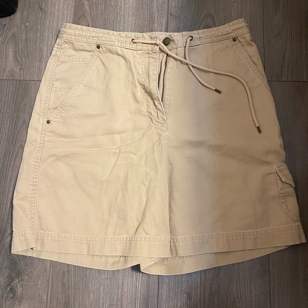 Lauren Ralph Lauren Tan Utility Pocket Skort